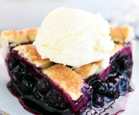 Mountain Man Blueberry Pie