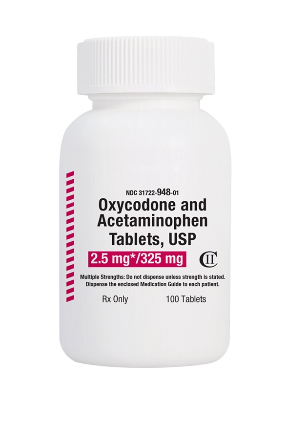 Oxycodone acetaminophen 2.5 325